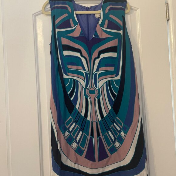 Nicole Miller Printed Dress - size Small - Picture 3 of 10